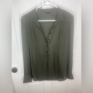 Guess by Marciano gray blouse